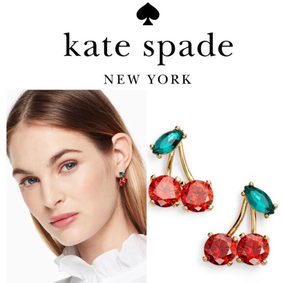 kate spade Jewelry - Kate Spade Ma Cherie Cherry Earrings